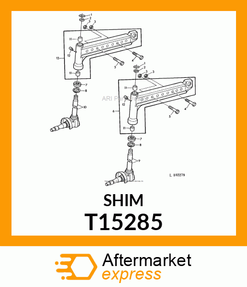 SHIM,.027 STEEL T15285