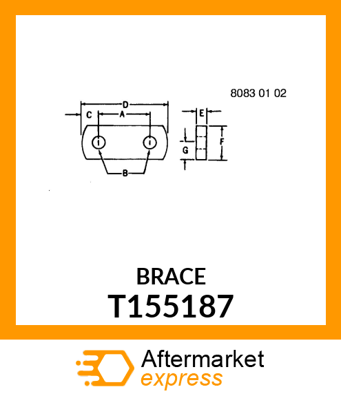 BRACE T155187