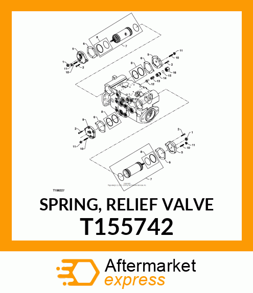 SPRING, RELIEF VALVE T155742