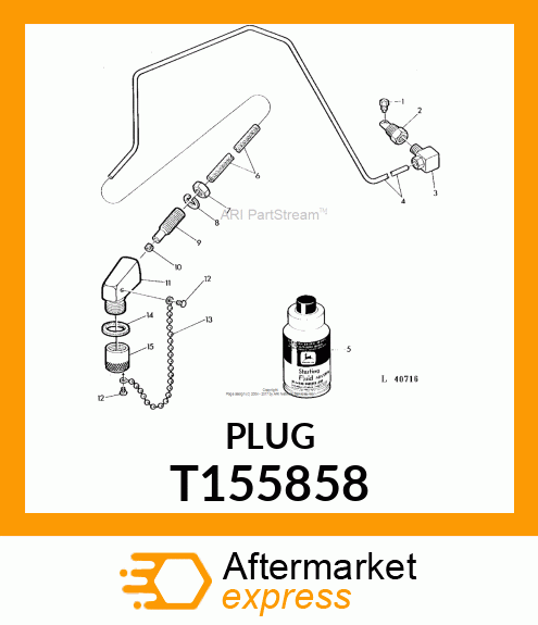 NOZZLE, SPRAY T155858