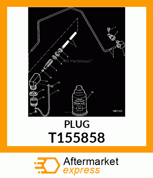 NOZZLE, SPRAY T155858