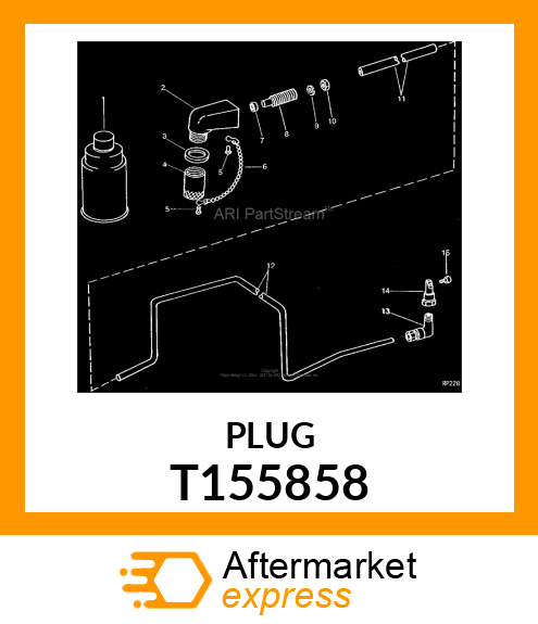 NOZZLE, SPRAY T155858