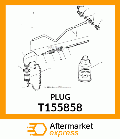 NOZZLE, SPRAY T155858