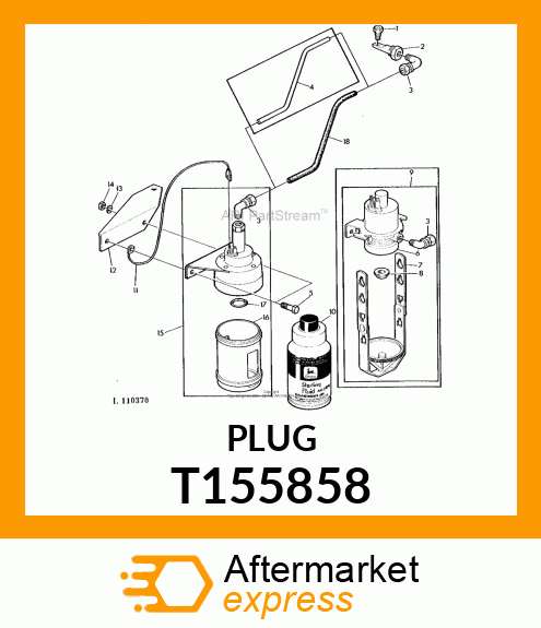 NOZZLE, SPRAY T155858