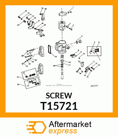 SCREW, SPECIAL MACHINE T15721