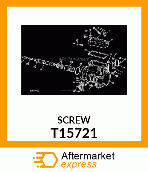 SCREW, SPECIAL MACHINE T15721