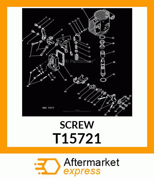 SCREW, SPECIAL MACHINE T15721