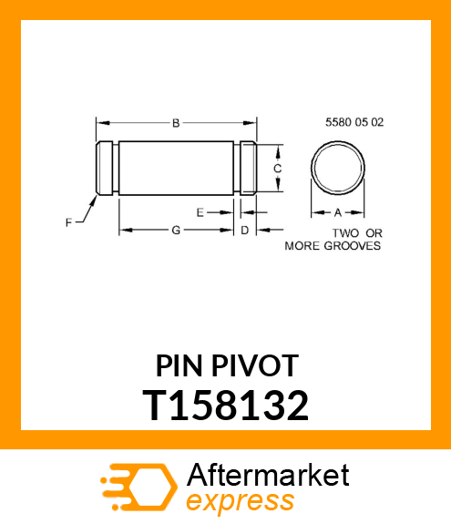 PIN (PIVOT) T158132