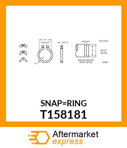 SNAP RING T158181