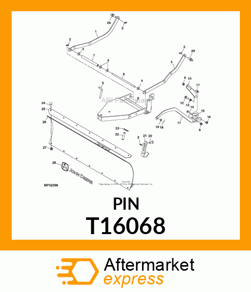 PIN,HEADED T16068