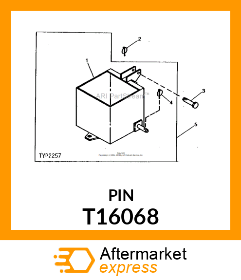 PIN,HEADED T16068