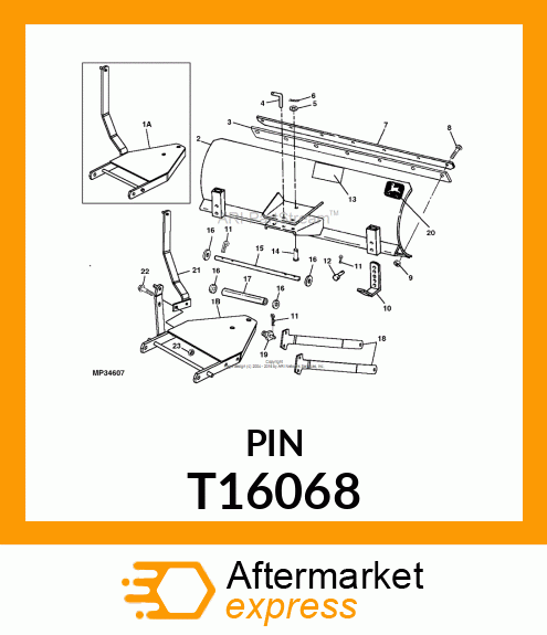 PIN,HEADED T16068