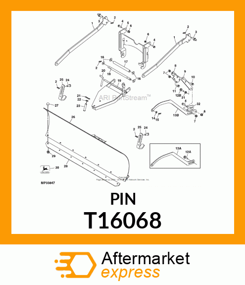 PIN,HEADED T16068