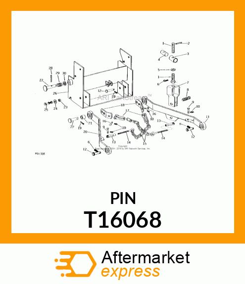 PIN,HEADED T16068