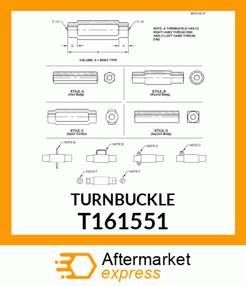 TURNBUCKLE T161551