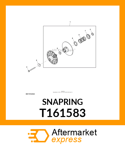 RING, EXTERNAL SNAP T161583