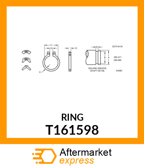 SNAP RING T161598