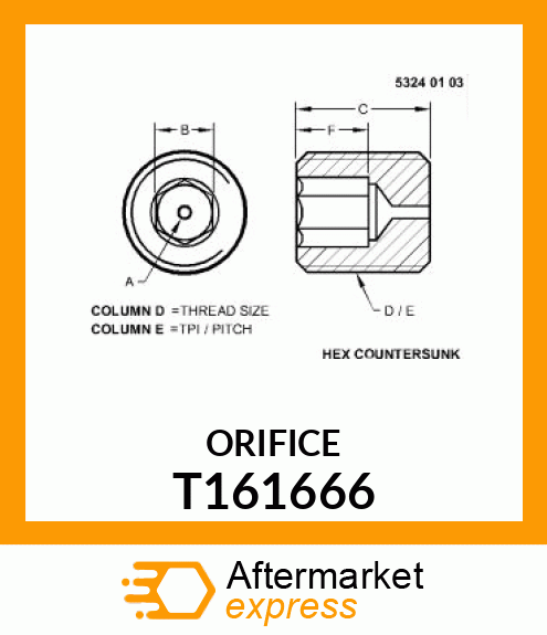 ORIFICE T161666