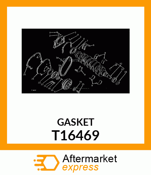 GASKET,GEAR COVER T16469