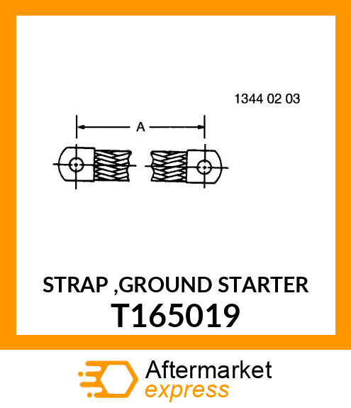 STRAP ,GROUND STARTER T165019