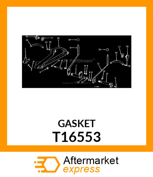 Gasket Rockshaft Quadrant T16553