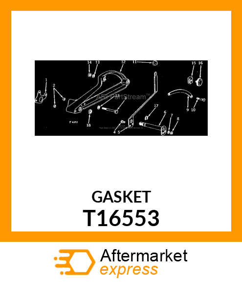 Gasket Rockshaft Quadrant T16553