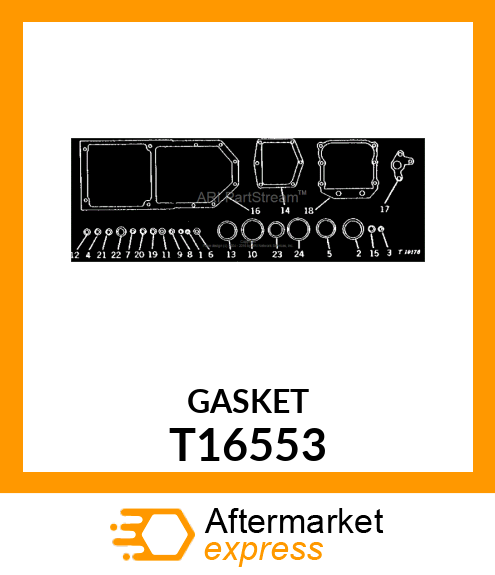 Gasket Rockshaft Quadrant T16553