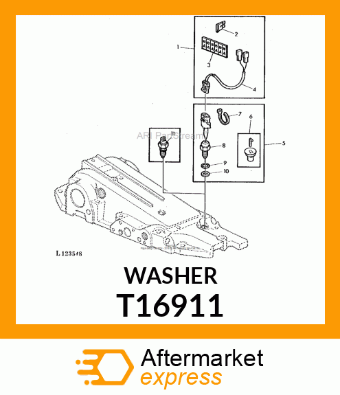 WASHER, ALUMINUM T16911