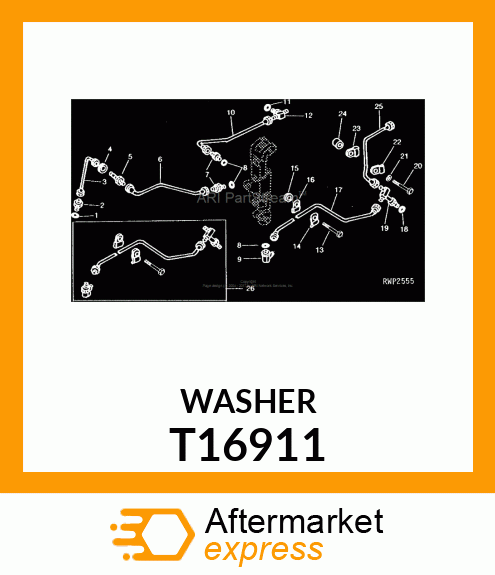 WASHER, ALUMINUM T16911