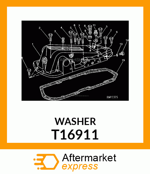 WASHER, ALUMINUM T16911