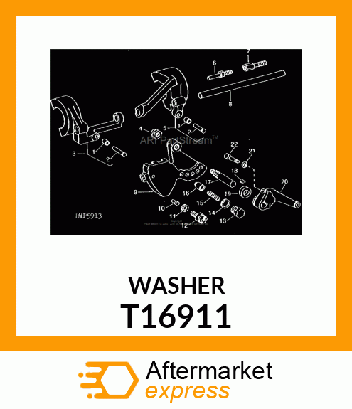 WASHER, ALUMINUM T16911