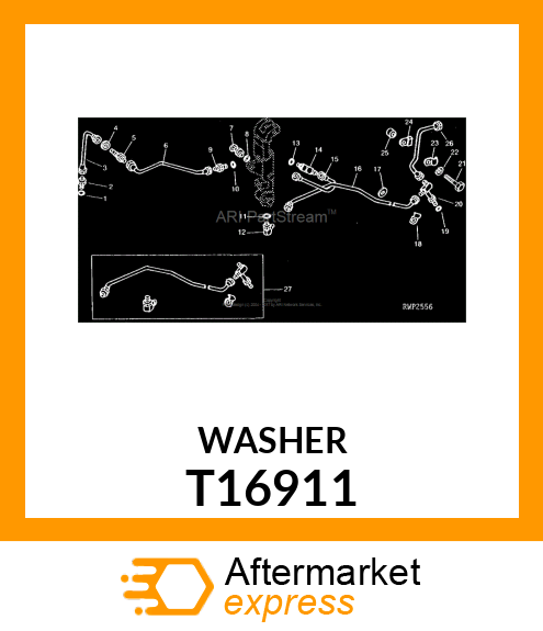 WASHER, ALUMINUM T16911