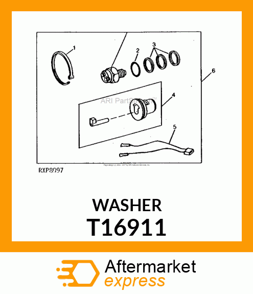 WASHER, ALUMINUM T16911