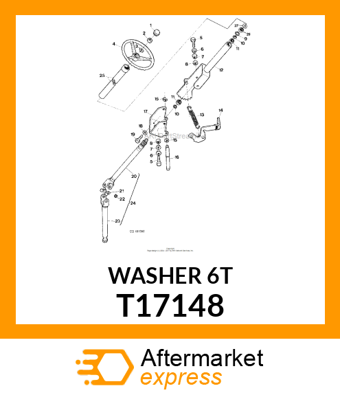 WASHER,SPECIAL LOCK SPECIAL T17148