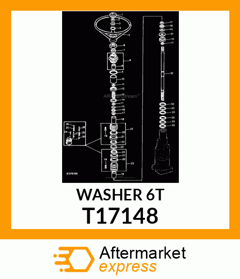 WASHER,SPECIAL LOCK SPECIAL T17148