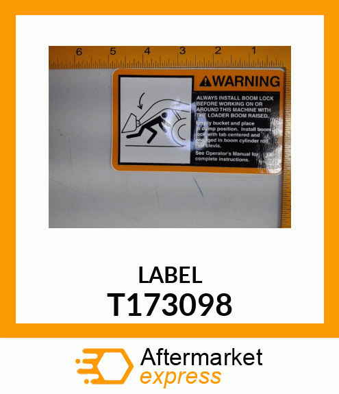 LABEL, BOOM LOCK T173098