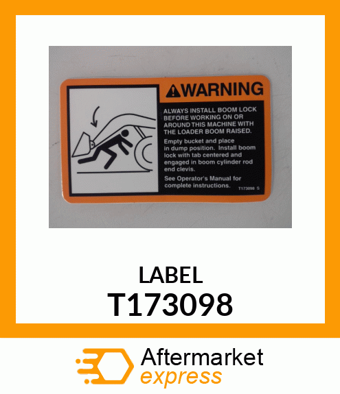 LABEL, BOOM LOCK T173098