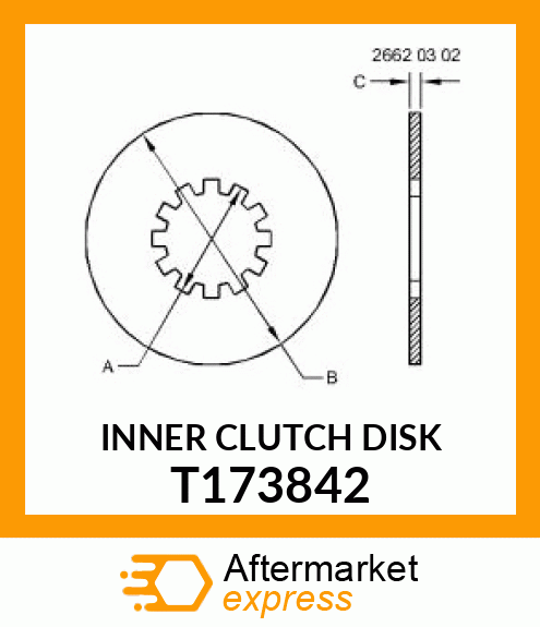 INNER CLUTCH DISK T173842