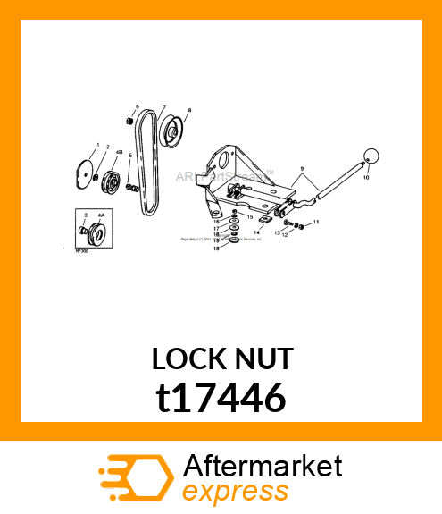 LOCK NUT t17446