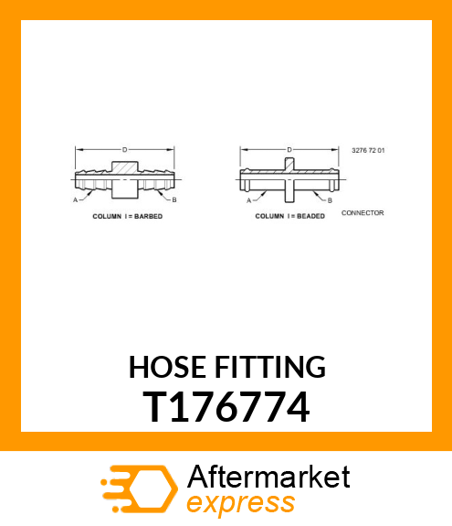 REDUCER, WASHER HOSE T176774