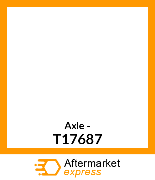 Axle - T17687