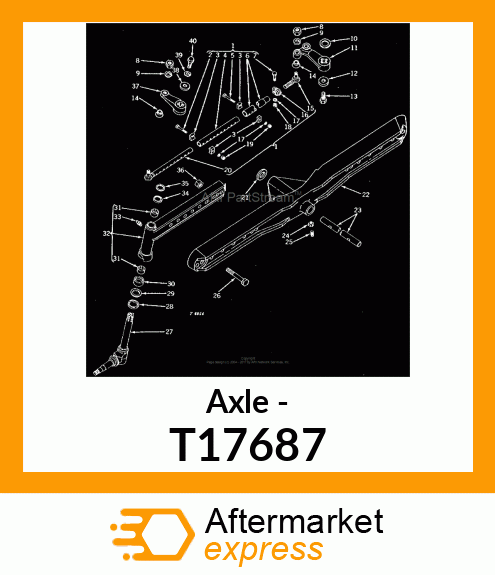 Axle - T17687