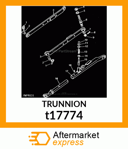 TRUNNION t17774