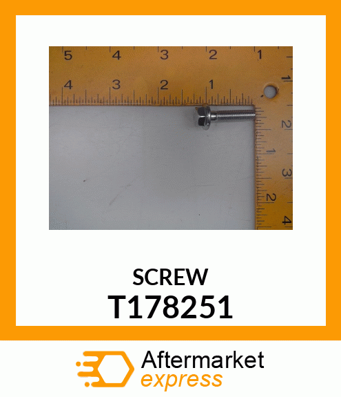 SCREW, HEX T178251