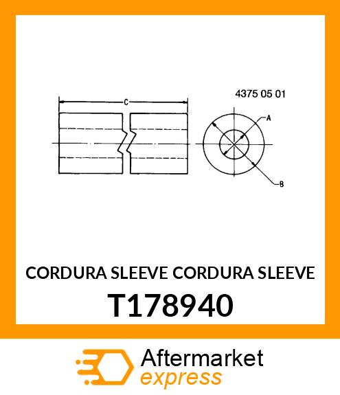 CORDURA SLEEVE CORDURA SLEEVE T178940