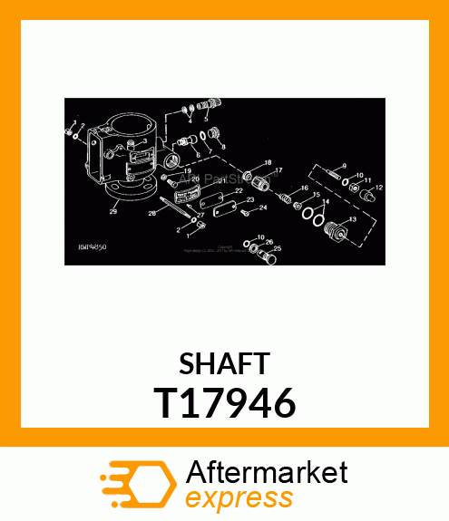 Shaft - SHAFT,SHUT OFF T17946