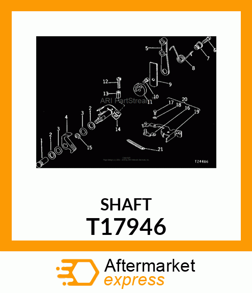 Shaft - SHAFT,SHUT OFF T17946