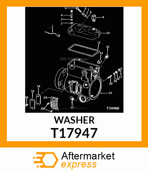 WASHER,PLAIN T17947