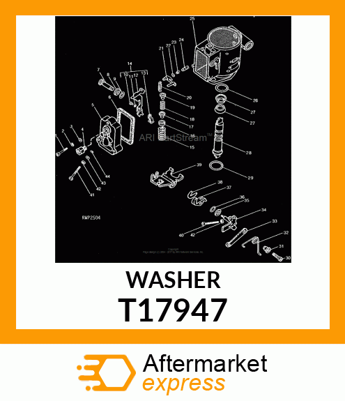 WASHER,PLAIN T17947