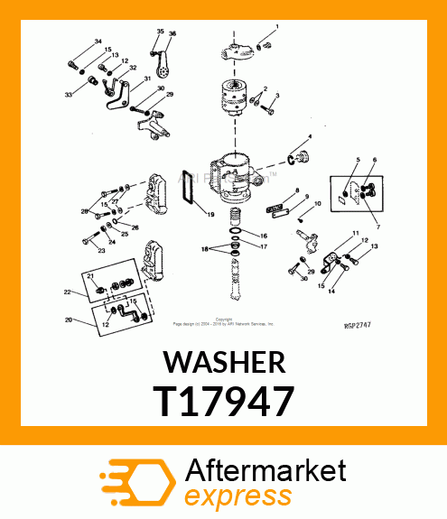 WASHER,PLAIN T17947